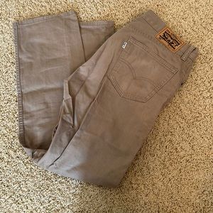 Levi mens khaki jeans